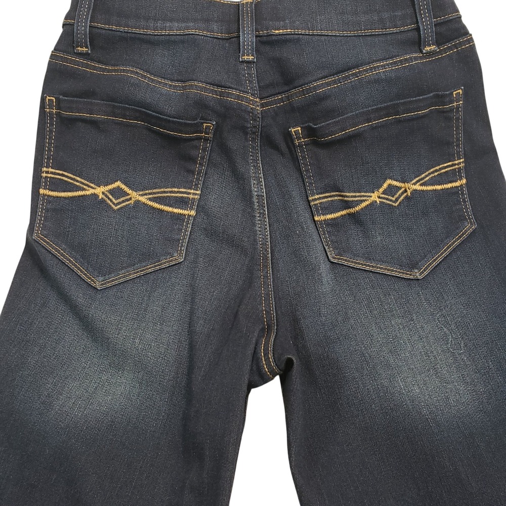 Mudd Womens Super High Rise Jean Legging Size 11 Dark Wash Blue